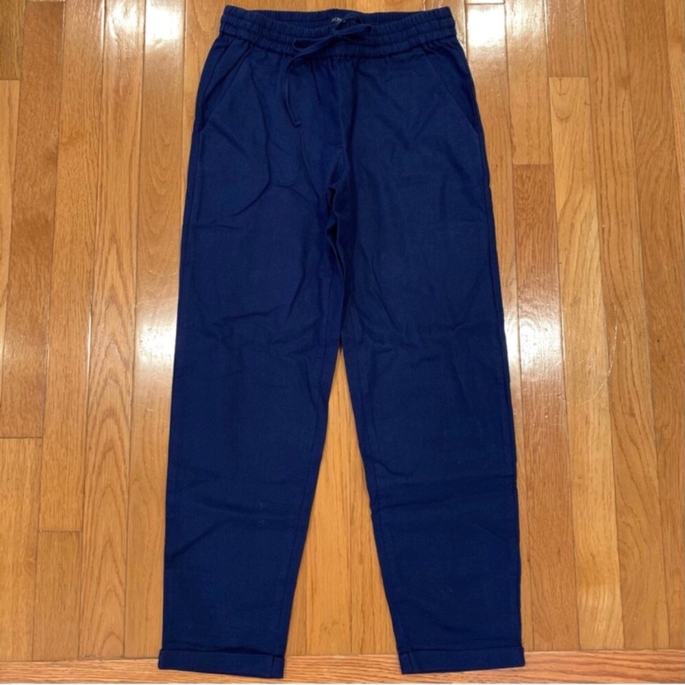 J. Crew Navy Linen Pants